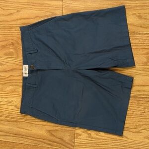 Blue Lightweight Micro-Twill Slim Fit Short, 10" inseam, Original Penguin 34